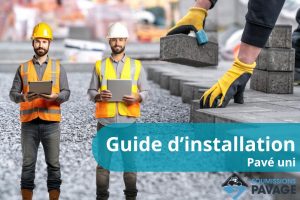 guide installation pave uni