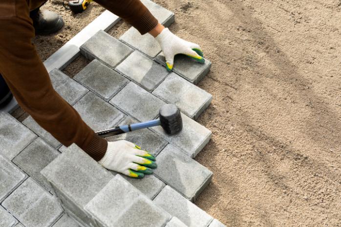 pavage paveurs asphalte